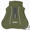 GEWALK(ジウォーク) ハイカー サーマル ジャケット XS オリーブ【送料無料】 犬 ドッグウェア コート 洋服 撥水 快適 暖かい 超小型犬