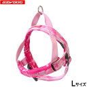 【8/1限定!1000円OFFクーポン配布】イージードッグ EZYDOG クイックハーネス L ピンクカモ【送料無料】 簡単装着 反射 大型犬