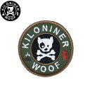KILONINER キロナイナー カスタマイズ用パッチ Mini Dog and Crossbones Patch Multicam ワッペン