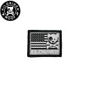 KILONINER キロナイナー カスタマイズ用パッチ Mini Freedom Crossbones Dog and Logo Patch Grey/Blac...