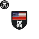 KILONINER キロナイナー カスタマイズ用パッチ Aemerican Dog & Crossbones Shield Patch ワッペン