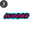 KILONINER キロナイナー カスタマイズ用パッチ Mini Rad PT Patch Pink/Turquoise ワッペン