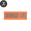KILONINER キロナイナー カスタマイズ用パッチ Reflective High Visibility SERVICE DOG Patch Orange ...