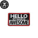 KILONINER キロナイナー カスタマイズ用パッチ Hello awesome Patch ワッペン