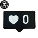 KILONINER キロナイナー カスタマイズ用パッチ Heart-0 Patch ワッペン
