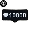 KILONINER キロナイナー カスタマイズ用パッチ Heart-10000 Patch ワッペン
