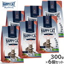 HAPPY CAT ハッピーキャット キャットフード カリナリー アトランティック サーモン 300g×6個セット【送料無料】 無添加