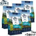 ジウィ ZIWI エアドライ キャットフード マッカロー&ラム 1kg×5個セット