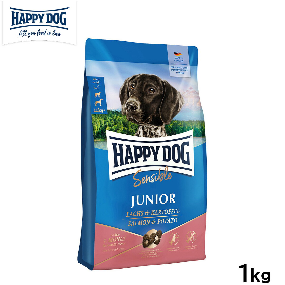 ϥåԡɥå HAPPY DOG ɥåա  󥷥֥ ˥ ݥƥȡ緿 1kg