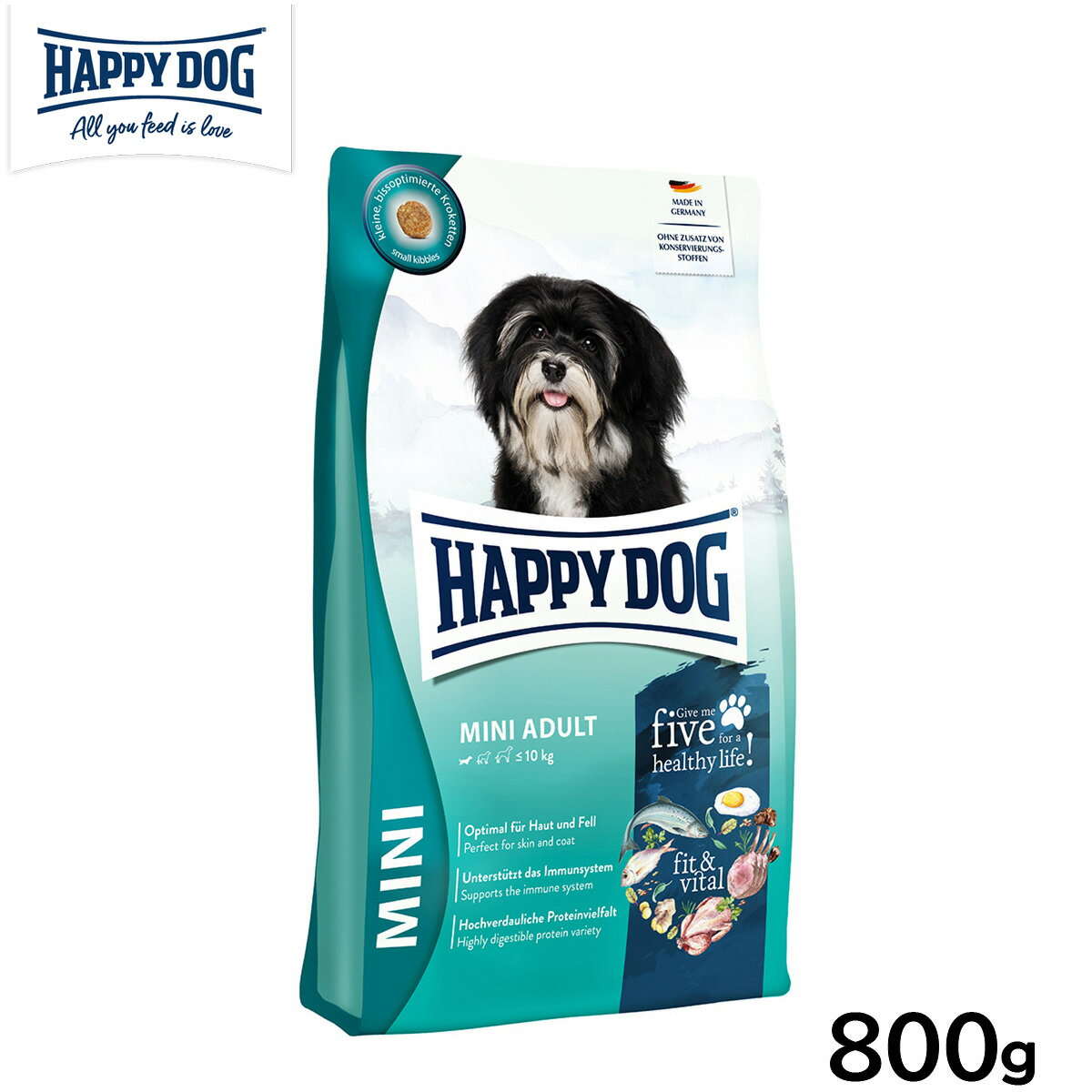 ϥåԡɥå HAPPY DOG ɥåա ߥ եåȡХ ȡѡ 800g