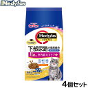 メディファス キャットフード 室内猫 毛玉ケアプラス 11歳から チキン&フィッシュ味 2.7kg(450g×6)×4個セット【送料無料】 猫