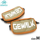ジウォーク GEWALK サドルバッグ エコ M オレンジ