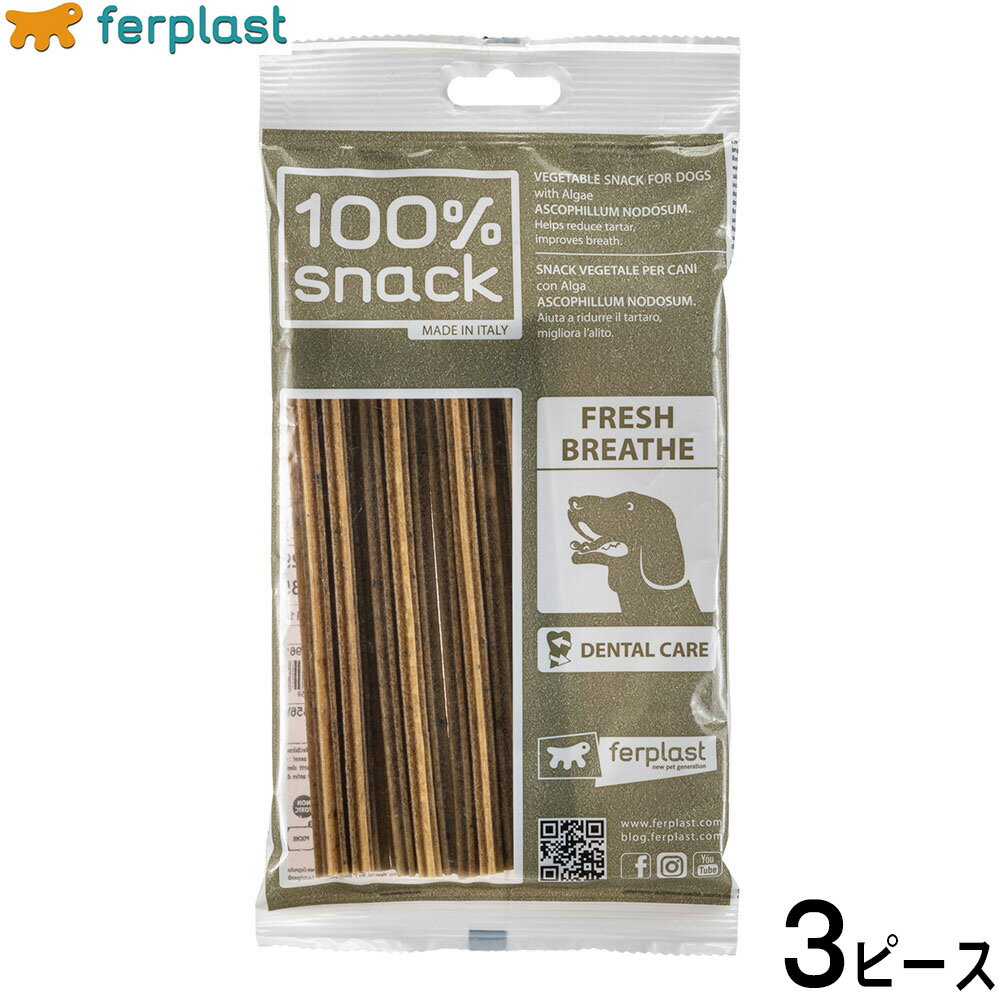 樂天商城 - 【店内ポイント最大54倍！本日限定！】ファープラスト 犬用おやつ ベジタリアンデンタルスナック スノーフレーク アスコフィラン L 3ピース デンタルガム デンタルケア 歯磨きガム
