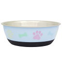 【8/1限定!1000円OFFクーポン配布】SPB デリボウル M ブルー フードボウル 犬 食器 餌皿 ステンレス すべり止め 猫