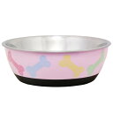【8/1限定!1000円OFFクーポン配布】SPB デリボウル L ピンク フードボウル 犬 食器 餌皿 ステンレス すべり止め 猫