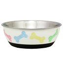 【8/1限定!1000円OFFクーポン配布】SPB デリボウル L ホワイト フードボウル 犬 食器 餌皿 ステンレス すべり止め 猫