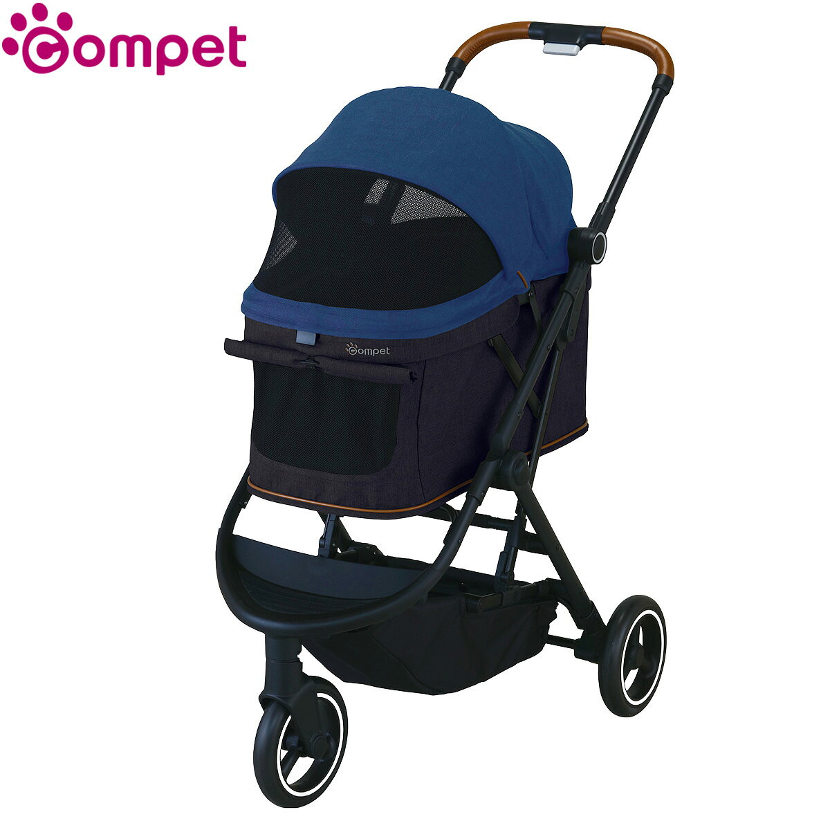 コムペット compet ルルテイル lulutail ペットカート ディープオーシャンxブラック