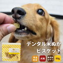 【7/1限定!1000円OFFクーポン配布中】GLORY DOG&EARTH デンタル米ぬかビスケット 60g