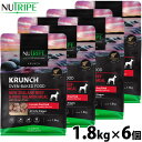 ニュートライプ NUTRIPE ドッグフード クランチ オーブンベークド ビーフwithグリーントライプ 1.8kg×6個