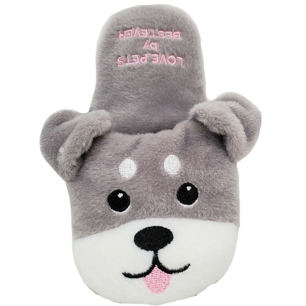 樂天商城 - 【店内ポイント最大54倍！本日限定！】ベストエバージャパン 犬用おもちゃ スクィーキー スリッパトイ シュナウザー ぬいぐるみ かわいい ペットトイ カシャカシャ キュッキュッ 音が鳴る 遊ぶ ストレス解消 一緒に遊ぶ