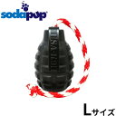 ソダパップ USA-K9 タグトイ マグナムグレネード L ブラック【送料無料】 ドッグトイ 犬用おもちゃ 硬い 噛むおもちゃ
