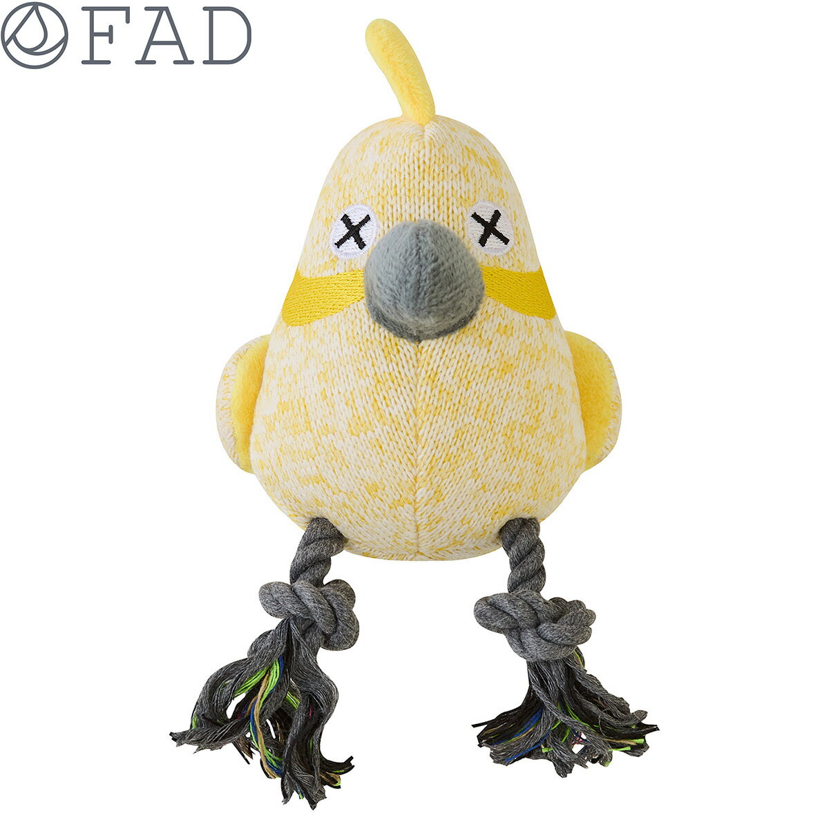 Rakuten - 【店内ポイント最大41倍！本日限定！】ダッドウェイペット ファッド FAD アニマル・プラッシュトイ・ウィズロープ パロット 犬のおもちゃ