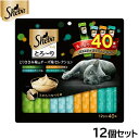シーバ 猫用おやつ とろ〜り メルティ とりささみ味&チーズ味セレクション 12g×40本入×12個セット【送料無料】 マースジャパン キャットトリーツ