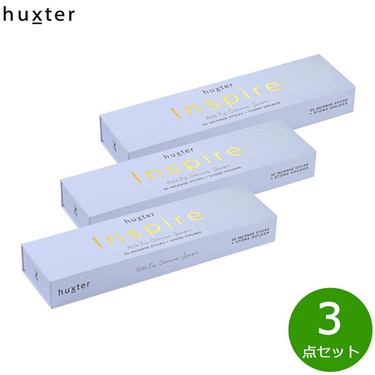 huxter インスパイア インセンススティック 35本×3点【送料無料】