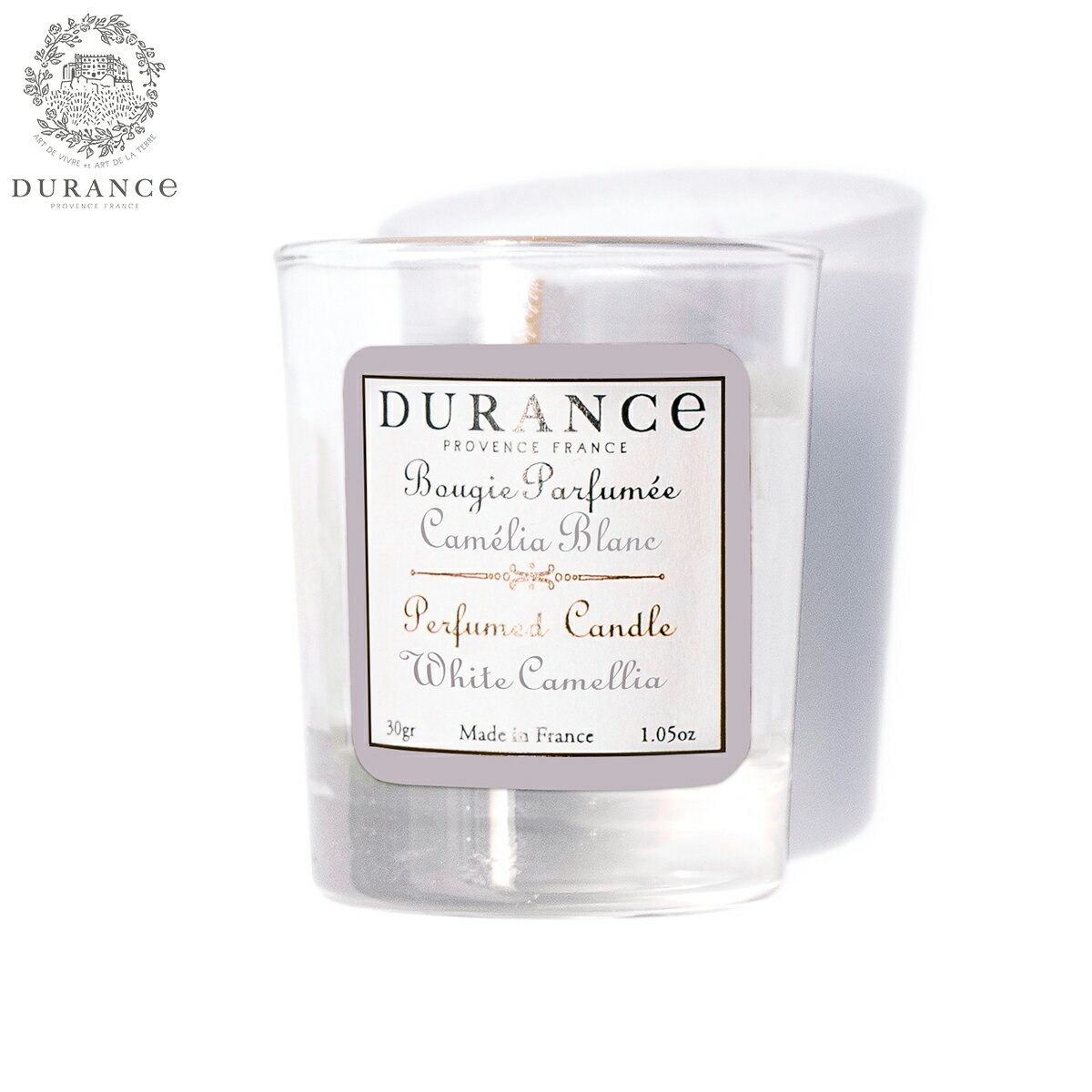 DURANCE デュランス ミニミニキャンドル ホワイトカメリア 30g