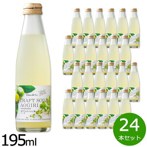 Dean＆Co. 青ぎりみかん＆山椒ソーダ 195ml×24本セット ジュース 炭酸飲料 スパークリング 果汁10 柑橘系 高知県 【送料無料】