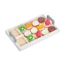 本日ポイント5倍!店内全品10%オフ!! 木製 おままごと クッキーセット ミニチュア キッチン おもちゃ プレゼント 食品 おしゃれ ダイニングシーン 遊び 道具 おままごとセット 人気 300*185*60