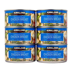 カークランドシグネチャー チキン缶 354g x 6　Kirkland Signature Canned Chicken 354g x 6