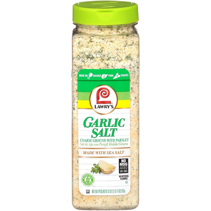 E[Y K[bN\g 935g~2SET@Lawrys Garlic Salt 33oz~2SET