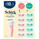 Schick (VbN) CgDCV NupbN {̐nt+֐n10@Schick Intuition Club Pack Holder with blade + Cartridge 10 piece