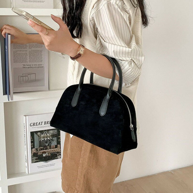 レディース ボストンバッグ ベルベット パンバッグ 大容量 レトロ ハンドバッグ 高級感 上品 おしゃれ ..