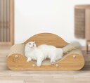 U字型 大型 猫 爪とぎベット 寝椅子 ソファベッド 猫の巣 段ボール 交換可能なコア 猫 レジャー おもちゃ(4)