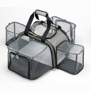 【送料無料】Petique ペティーク ハッピーキャンパー グレー ペットカート ct53396