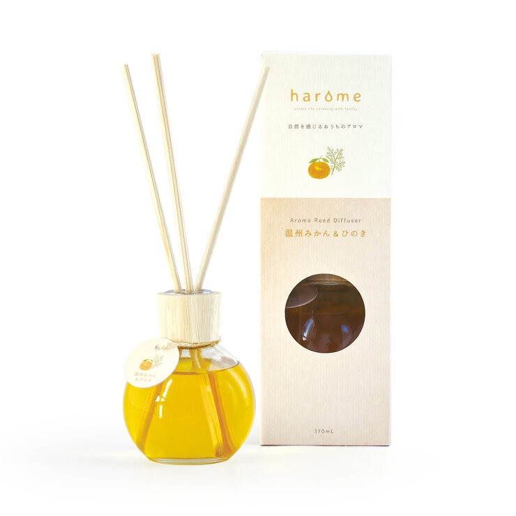 HAROME アロマリードディフューザー 170ml 温州みかん&ひのき ct46534-5