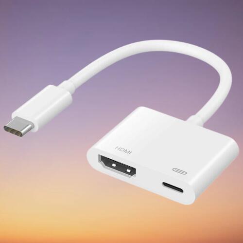 HDMI 変換アダプタ iPhone15/16 Android対応 QISI タイプC HDMIケーブル カーナビ接続 USB-C 変換アダ..