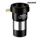 【P10倍+5%引クーポン】NEEWER 2X/3X バローレンズ 1.25インチ望遠鏡接眼レンズ用 マルチコーティング トリプル倍率望遠鏡レンズアクセサリー 全金属製 M42ネジ付き DSLR/SLRカメラ用