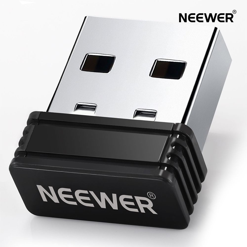 NEEWER 2.4G USBワイヤレストランスミッターアダプター PCおよびMac用 すべてのNEEWER 2.4G LEDパネルライトとリングライト用のリモートコントロールトリガー Win7/10 macOS 10.14以降に対応