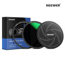 NEEWER 磁気レンズフィルター NDフィルター 10-ストップ減光 ND1000フィルター アダプターリング レンズフィルターキャップ 42層コーティング/超薄型/スクラッチ耐性 HD光学ガラス