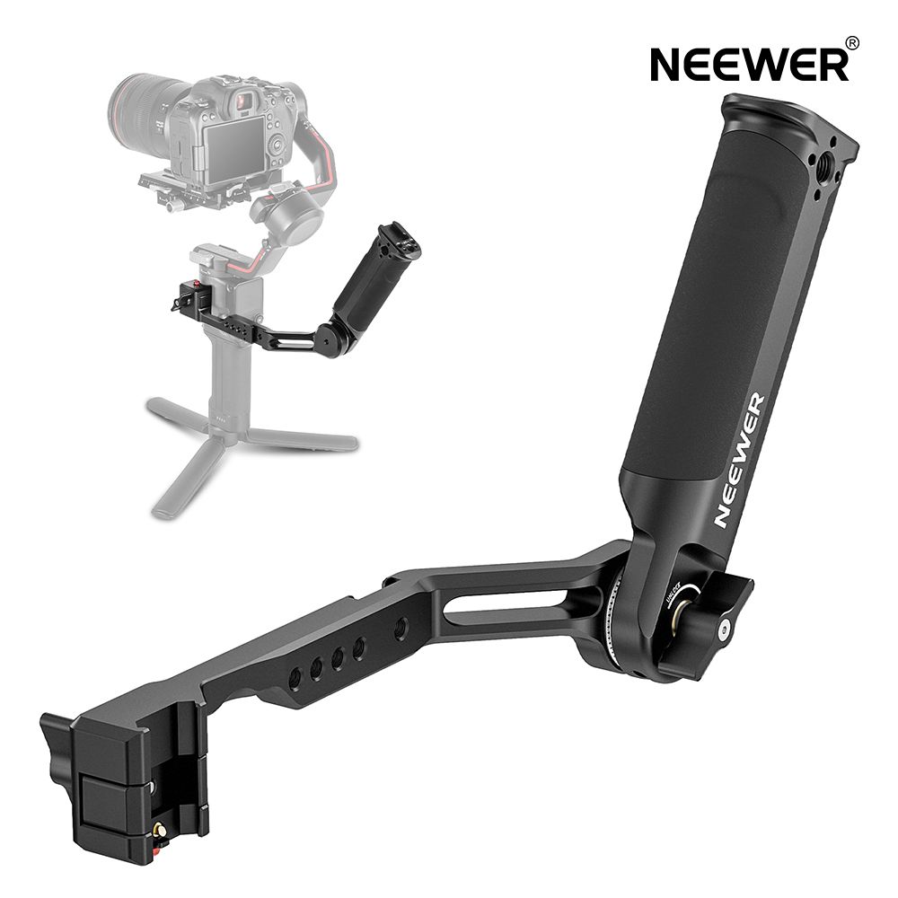 NEEWER スリングカメラハンドルグリップ 折りたたみ可能 DJI Ronin RS4 RS3 Mini RS 3 Pro RS 2 RSC 2ジンバル スタビライザーに対応 ローアングル撮影に適用 最大耐荷重6kg ST49