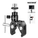 NEEWER カニクランプ 関節式ミニボール ヘッド 1/4