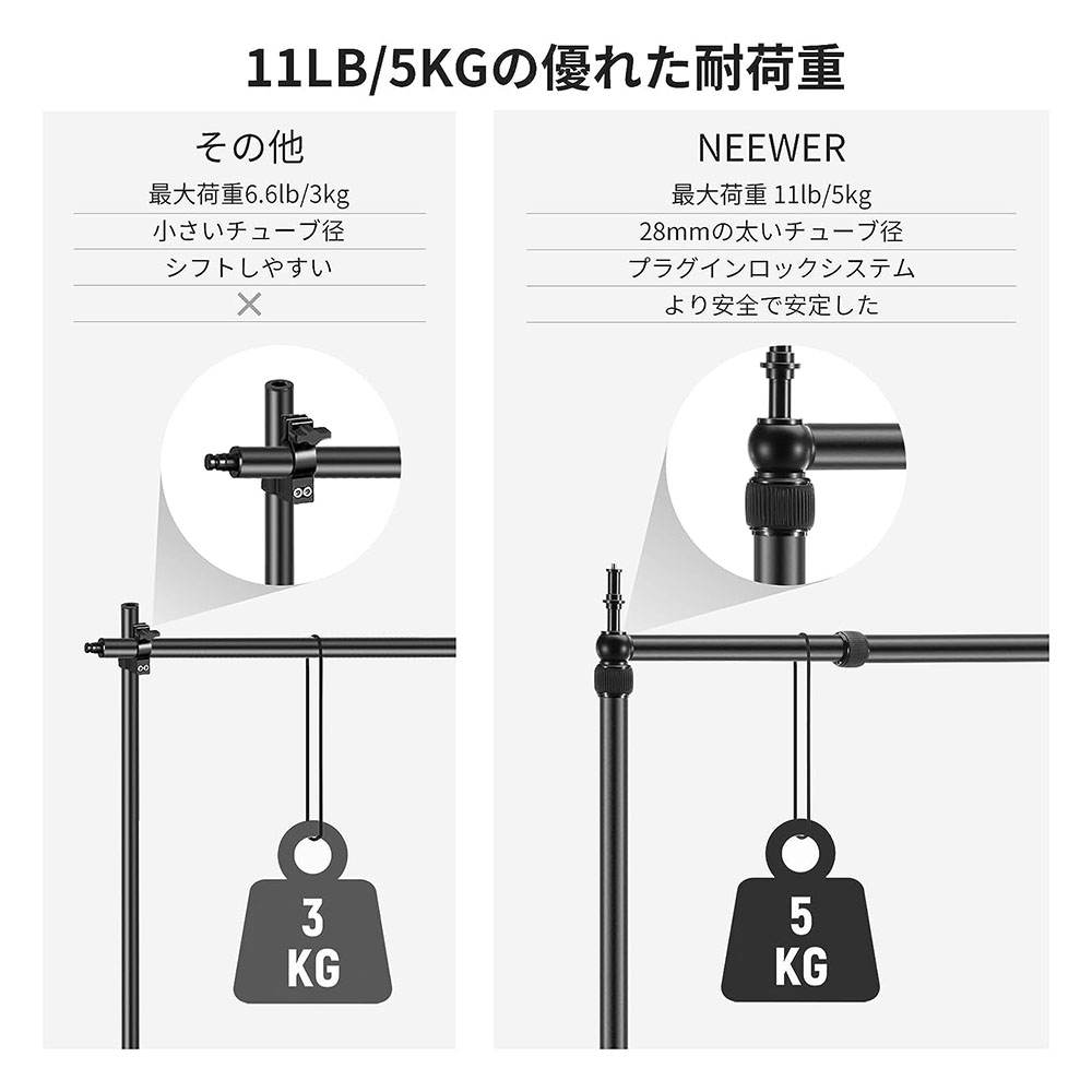 NEEWER カメラアーム 卓上スタンド 俯瞰 撮影 スマホ 手元撮影 スマホスタンド ス...
