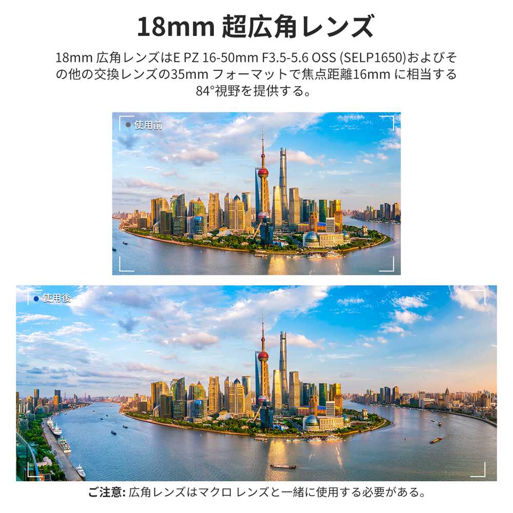 NEEWER 40.5mm HD���ѥ�� ZV-1F ZV-E10 A5000 A6000���б� 2in1 18mm����&10x�ޥ����ɲå�� ��Ĺ���塼���դ� �Х�ͥåȥޥ���ȥ�󥺥����ץ��� (LS-30���֥�å�)