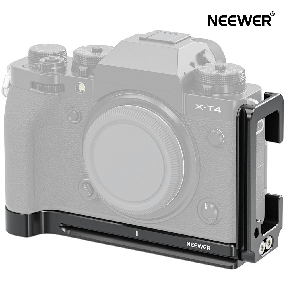 NEEWER X-T4 Lブラケット X-T4 カメラに対応 アルミ製伸縮サイドプレート&ねじれ防止ベース Arca型クイックスイッチL プレート DJI RS 2 RSC 2 RS 3 Proジンバルに対応 CA029L