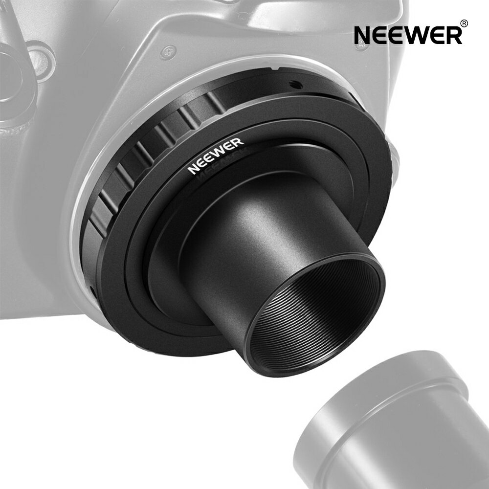 NEEWER Tリング M42ネジと1.25"望遠鏡アダプター 35mm EOSカメラと望遠鏡接眼レンズに対応 レンズアダプターリング Canon EOS-1V 1N 5D Mark IV 6D Mark II 80D 70D 800D 750D用 LA-05