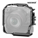 NEEWER カメラケージ Canon EOS R5 R5 C R6 R6 II BG-R10 バッテリーグリップ用 HDMIケーブルクランプ 3/8 ARRI位置決め 1/4 スレッド コールドシュー DJIジンバル Arcaタイプ QRシステムに対応 CA033