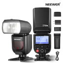 NEEWER Z760-C TTLフラッシュスピードライト Canon DSLR カメラに対応 76Ws GN60 2.4G 1/8000s HSS TCM変換 7.4V/2600mAh リチウム電池充電器セット 480回フルパワーフラッシュ 1.5s高速リサイクル